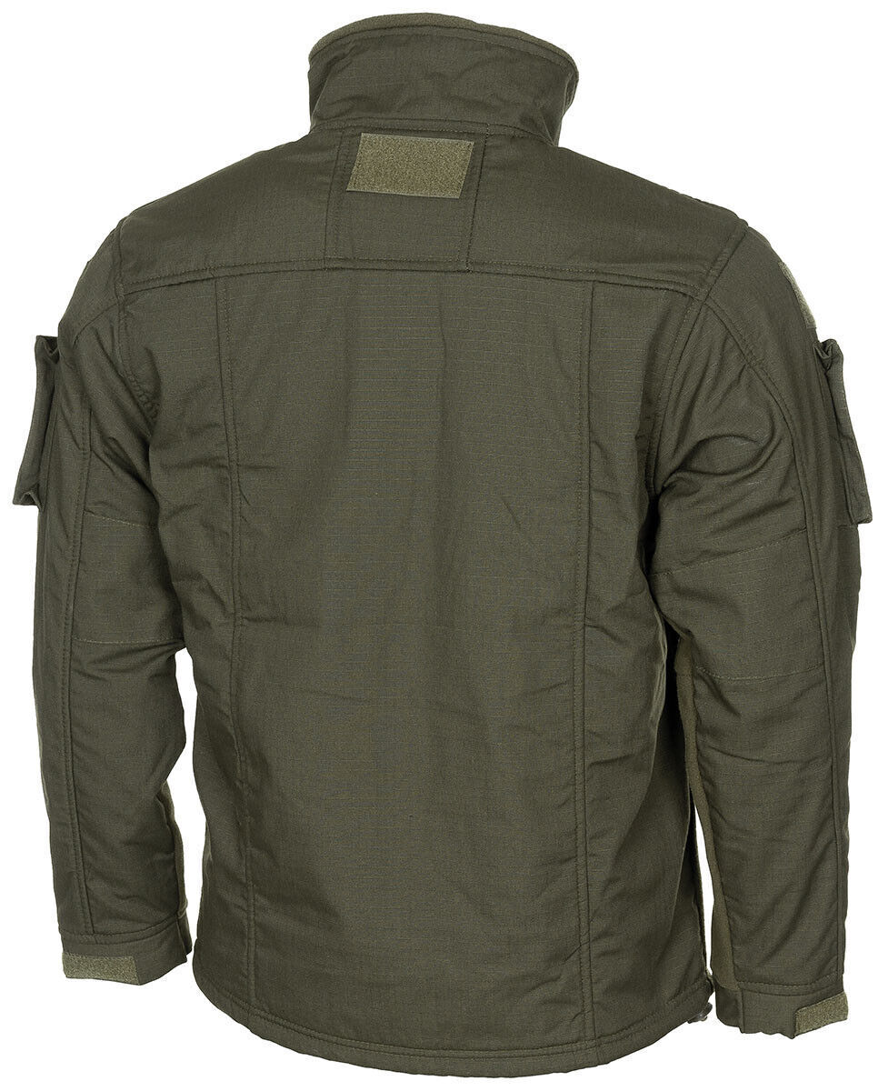 Army Jacket Combat Lining Tactical Military Fleece SoftShell Breathable OD Green
