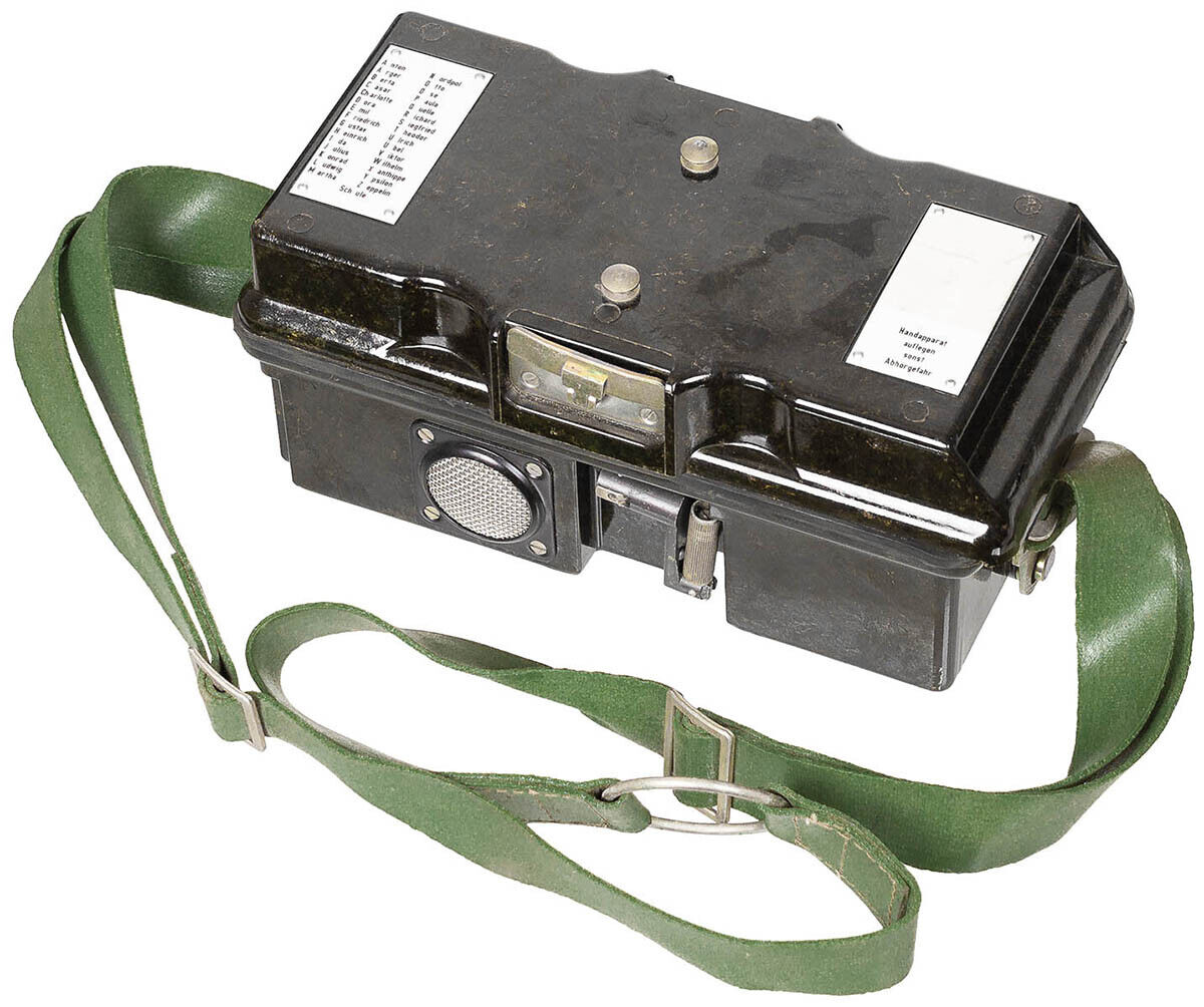 NVA Military Army Field Phone With Accessories in case Vintage Collectible