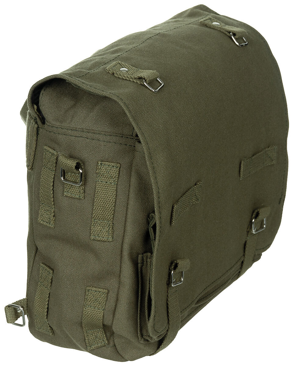 Bundeswehr Combat Bag Large OD Green Resistant Canvas Detachable Strap