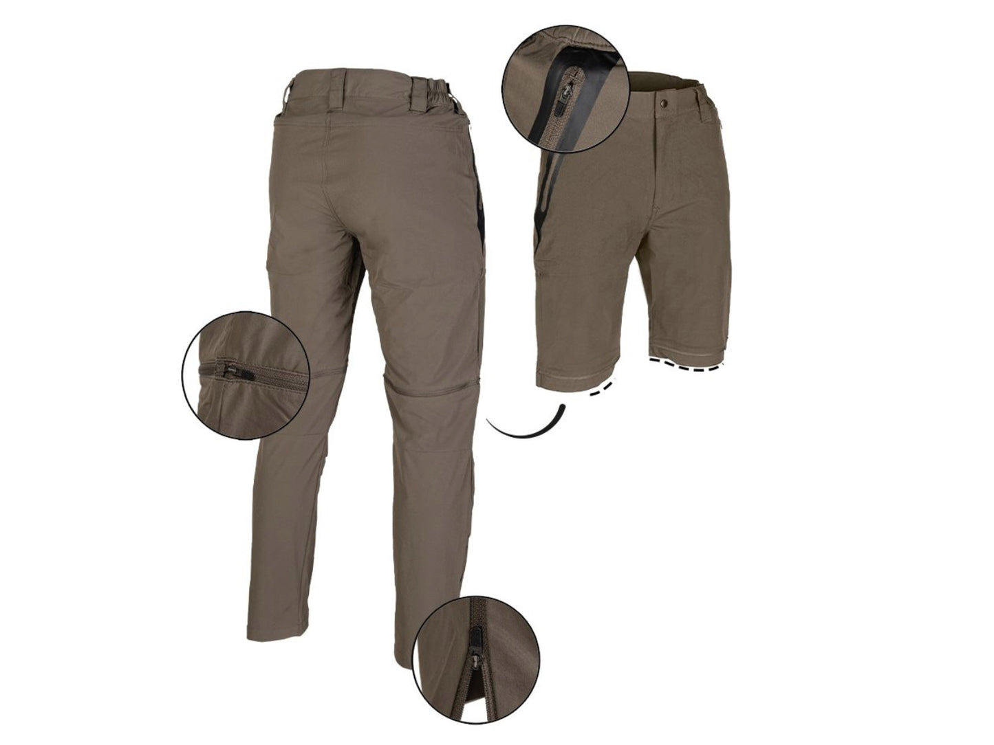 Trousers Rangers Hunting Camping Trekking BDU Military Style Pants Green