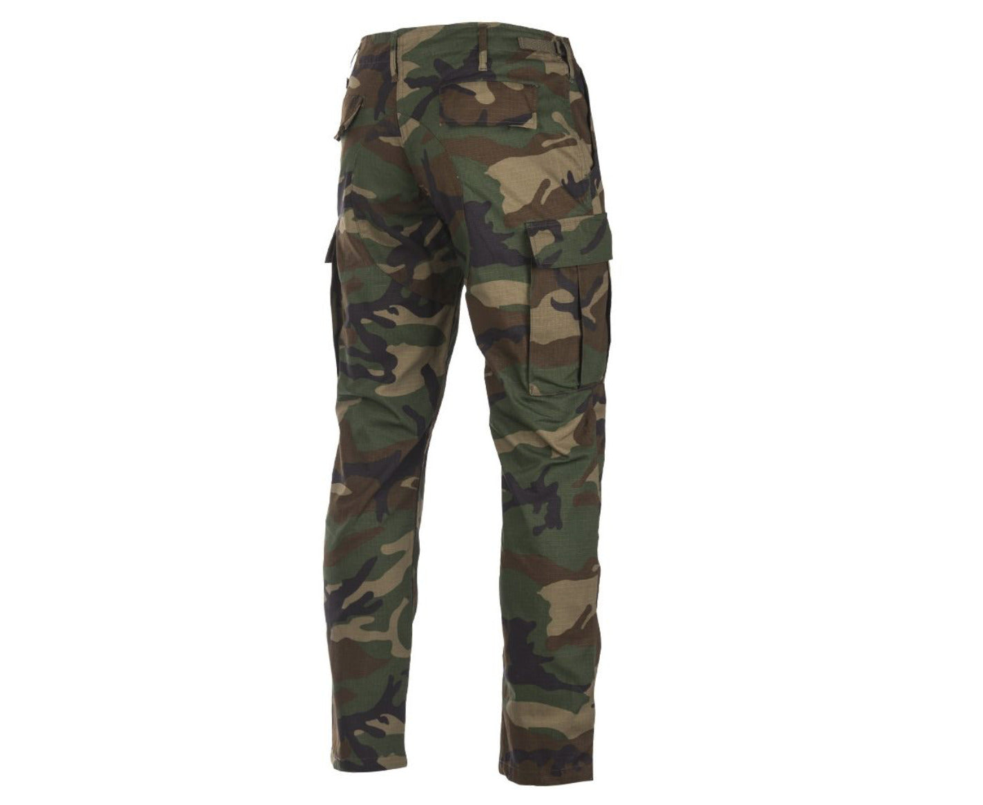 US Army Hunting Camping Trekking BDU Military Style Field Slim Pants Woodland