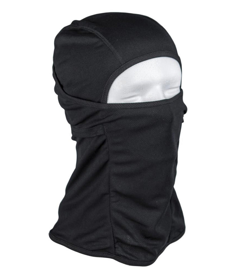 Army Military Tactical Combat Flexible Balaclava Open Black