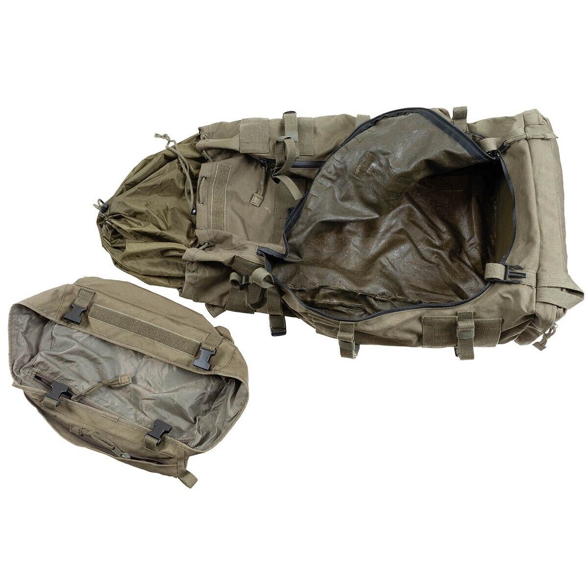 Austrian Army BH Backpack OD Green Military Surplus Used No Carry Frame 90L