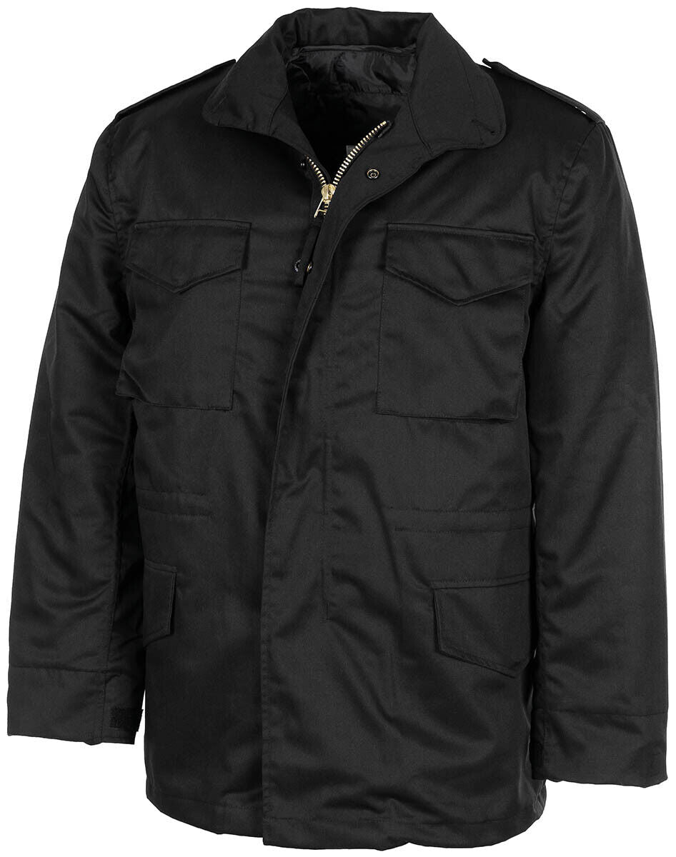 US Field Jacket M65 Detachable Quilted Lining and Hood Cotton Durable Zip MFH