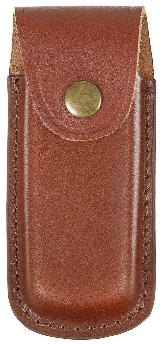 Knife Case Leather brown External dimensions:ca. 13.5 x 6 x 3 cm