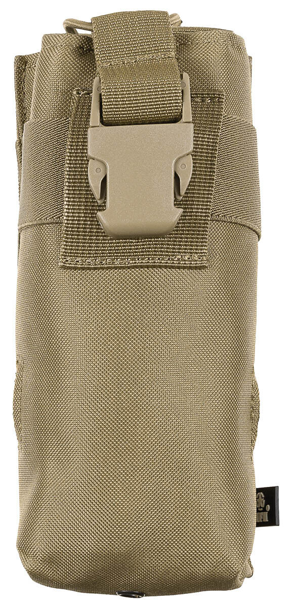 Pouch Radio Bag Round Military Army Style MOLLE Coyote Tan