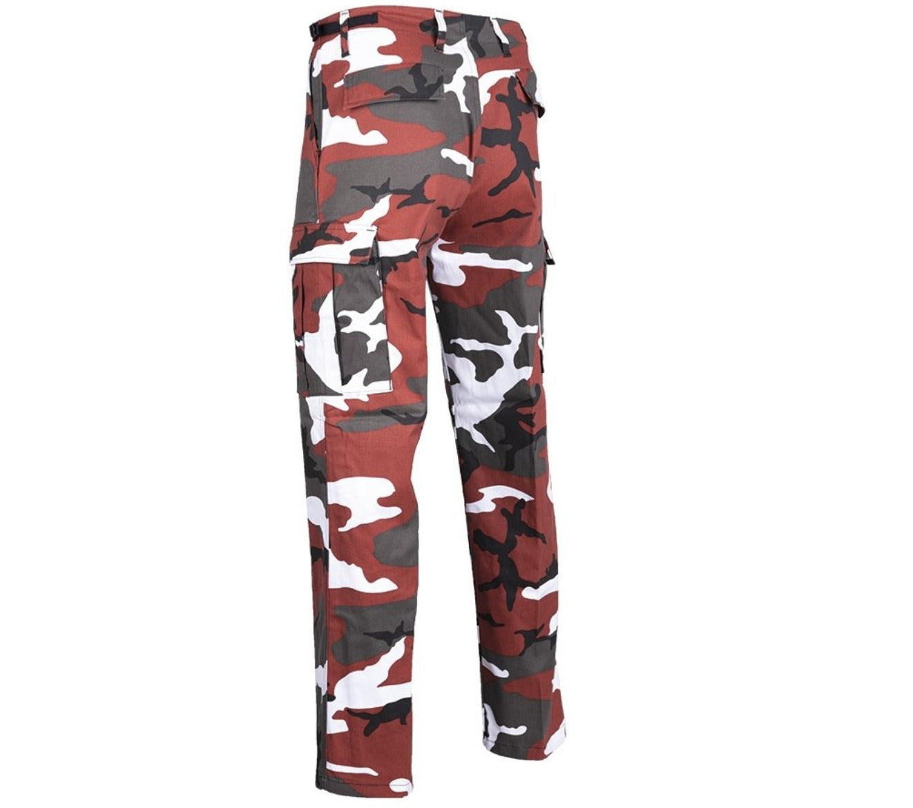 US Army Trousers Rangers Hunting Trekking BDU Military Style Pants Red Camo