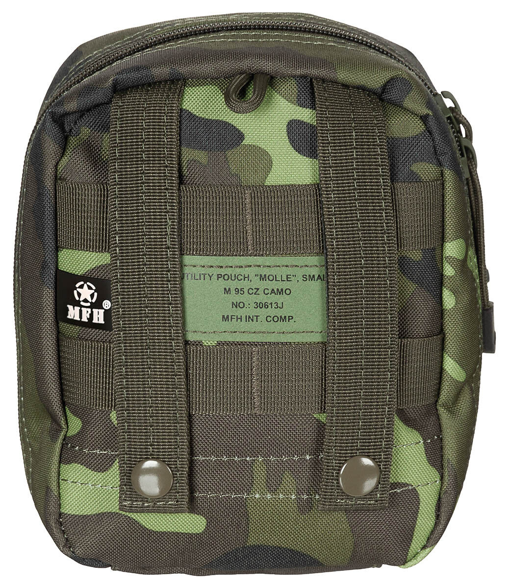 Utility Pouch Military Army Style Combat MOLLE Small M 95 CZ Camo
