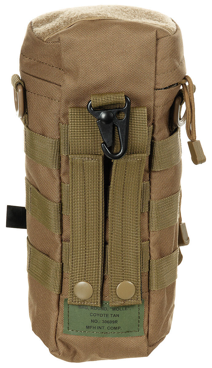 Pouch Military Army Camping Hunting Round MOLLE Coyote Tan