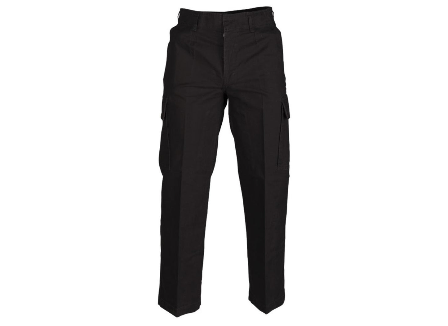 MIL-TEC Military Army Trousers Prewash Moleskin Tactical Field Pants Black