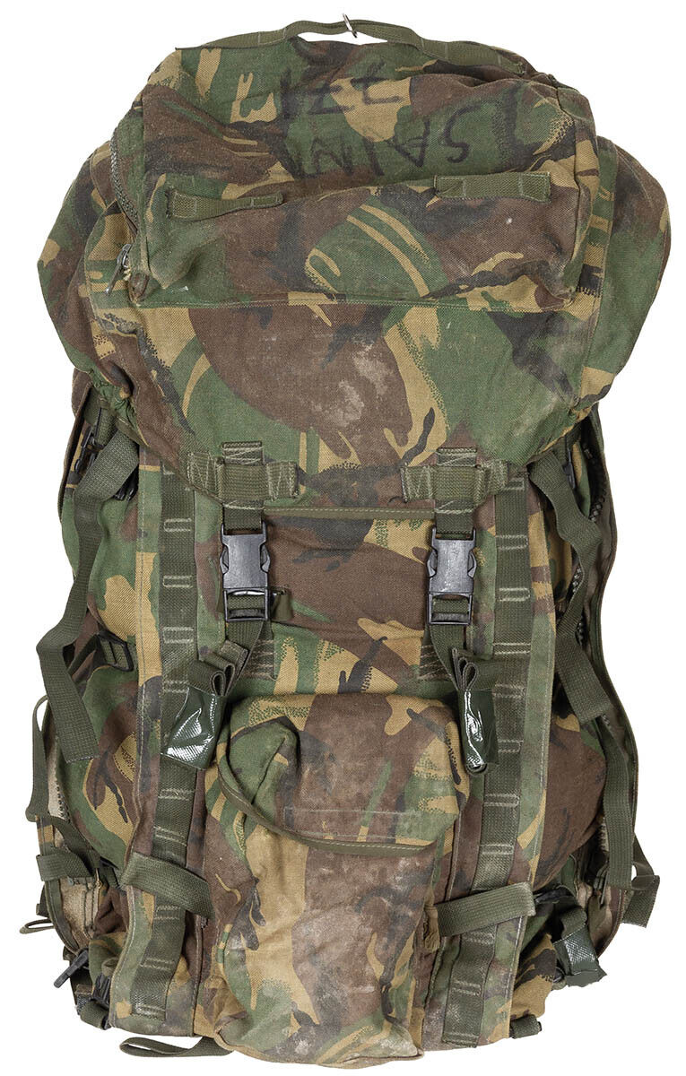 Original British Army Military Backpack DPM Camouflage Without Side Pouch Used