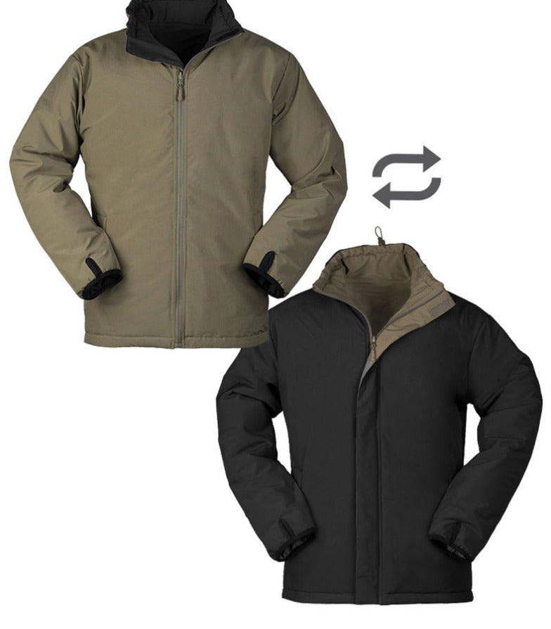 Reversible Jacket Ranger Green/Black/Portable Compression Bag Cold Weather