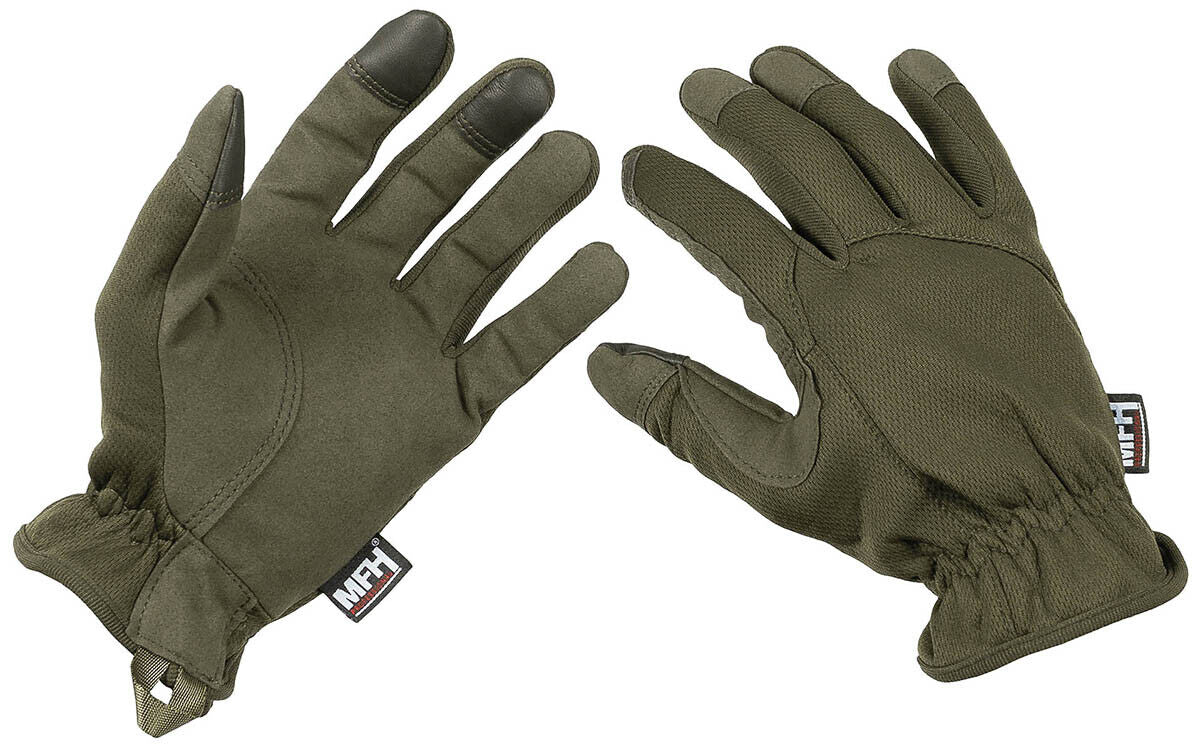 Gloves Tactical Breathable Army Military Lightweight OD green