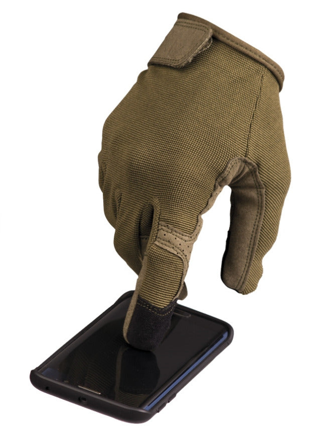 Army Style Military Action Touch Gloves Tactical Protection Combat OD Green