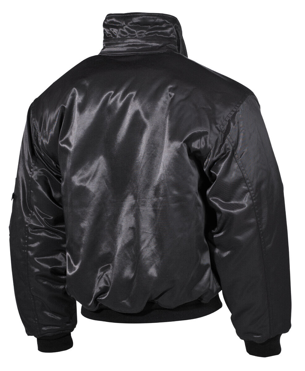 US Air Forces Military CWU MA2 Flight Bomber Tactical Men's Pilot Jacket Black