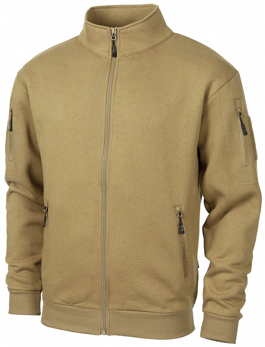 US Mens Tactical Combat Sweater Jacket Military Training Army Coyote Tan