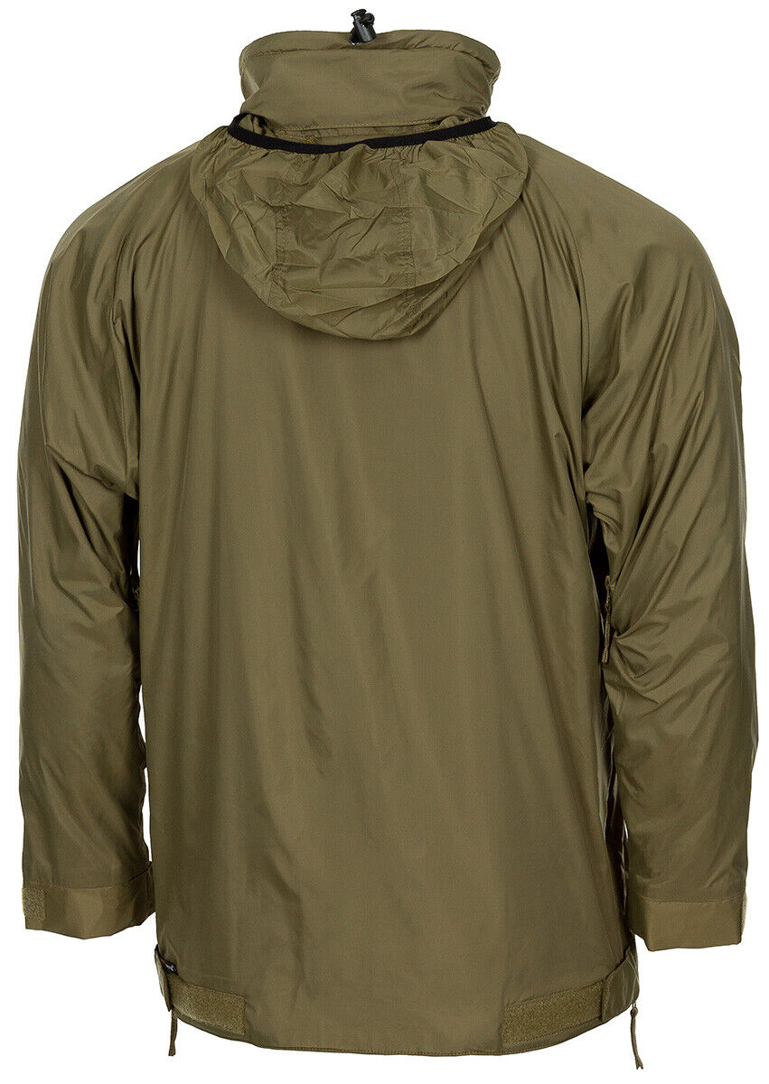 British Army GB Lightweight Thermal Windproof Military Anorak Hood Jacket Green