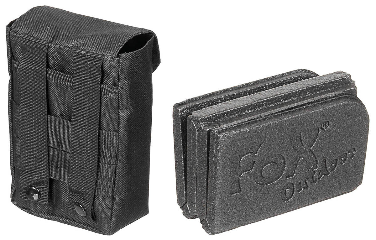 Thermal Seat Outdoor Camping Pad Foldable With Molle Pouch Black ca. 38x28x0.6cm