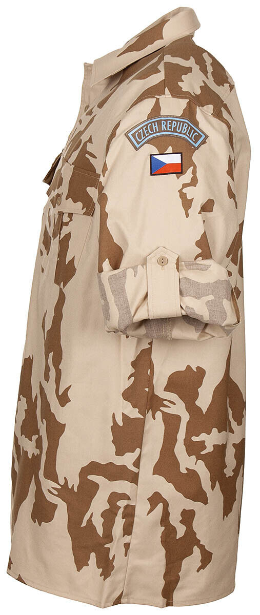 Original CZ Military Army Shirt Long Sleeves M 95 CZ Desert Camo New