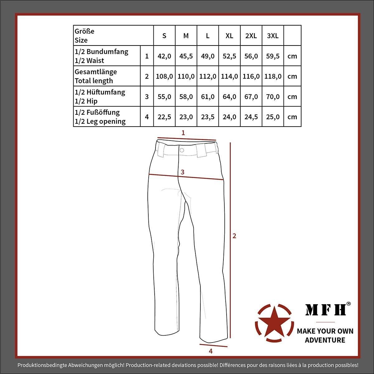 German Army Mens Tactical Pants Military Combat Rip Stop Trousers BW Camo New