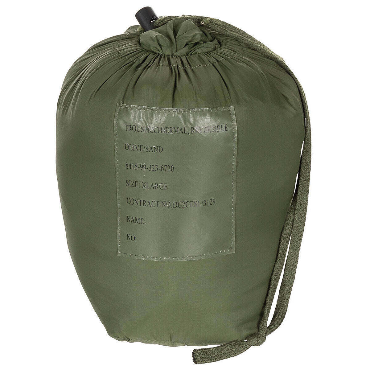 Original British Army Military Pants Thermal Reversible OD Green/khaki New