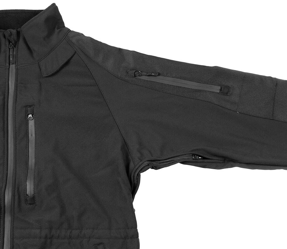 Protect Windproof Waterproof Soft Shell Jacket Men's Army Military Combat Black