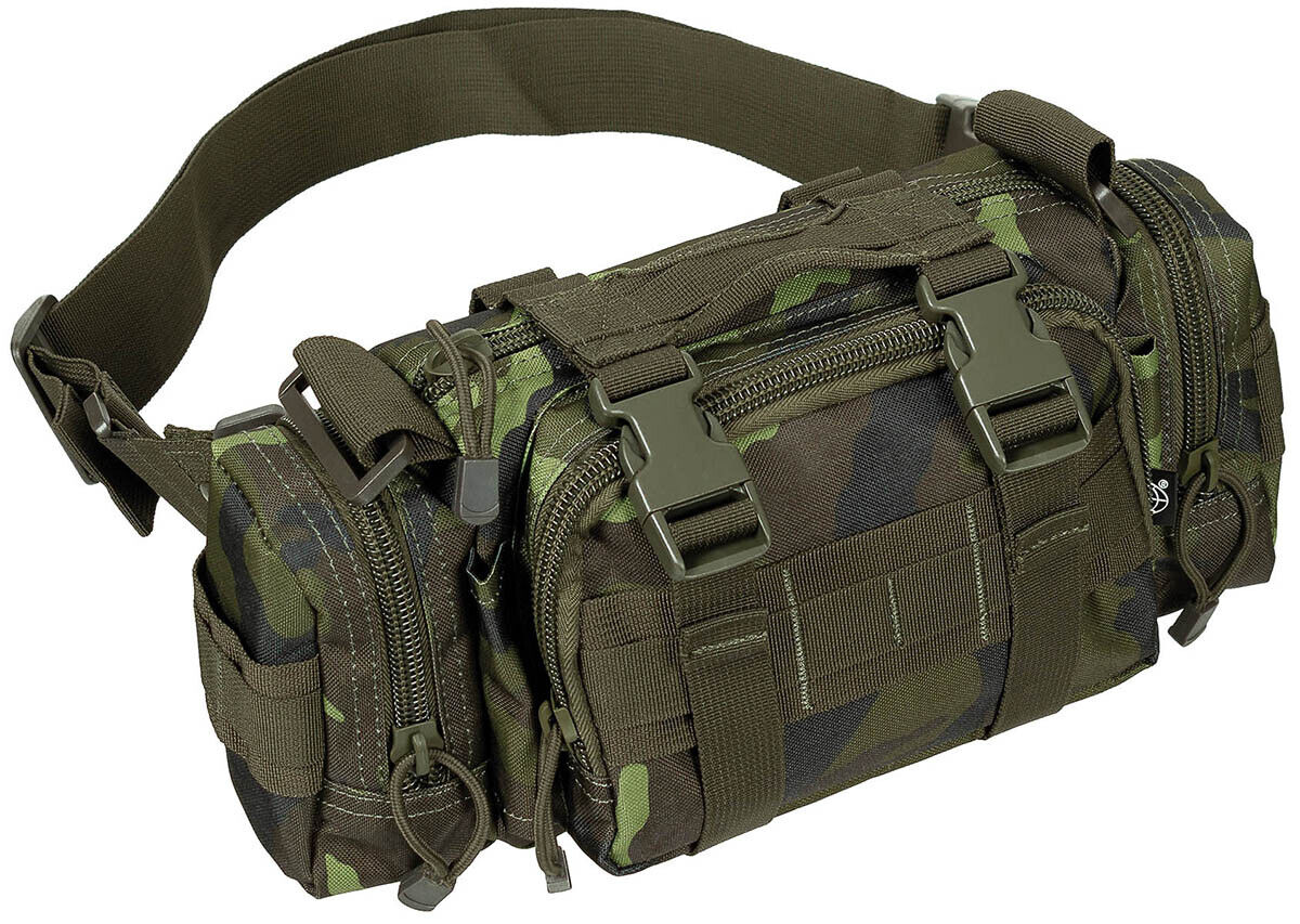 M 95 CZ Camo Hip/Shoulder Bag Adjustable/Detachable Strap Versatile Belt Fix