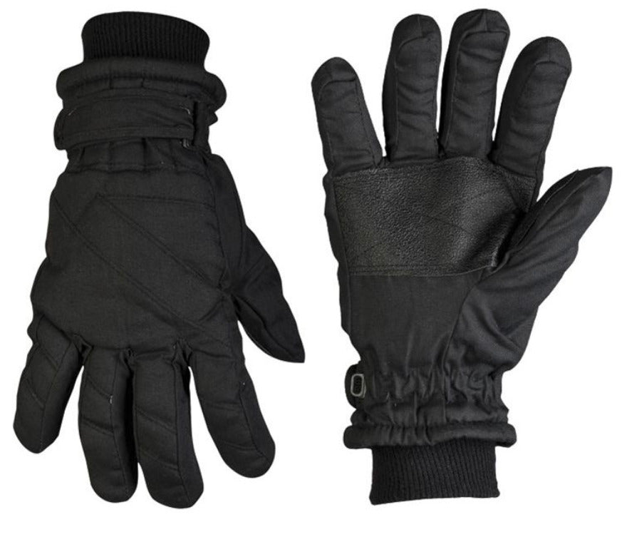 Gloves Thinsulate Black Warm Insulated Softshell Outdoor Hunting Hiking Black
