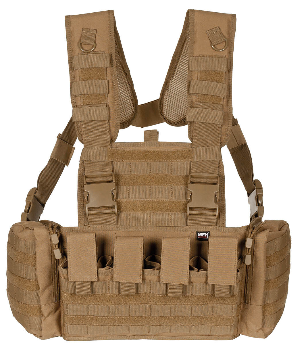 Vest With Modular System Chest Rig Light Tactical Combat Mission Coyote Tan