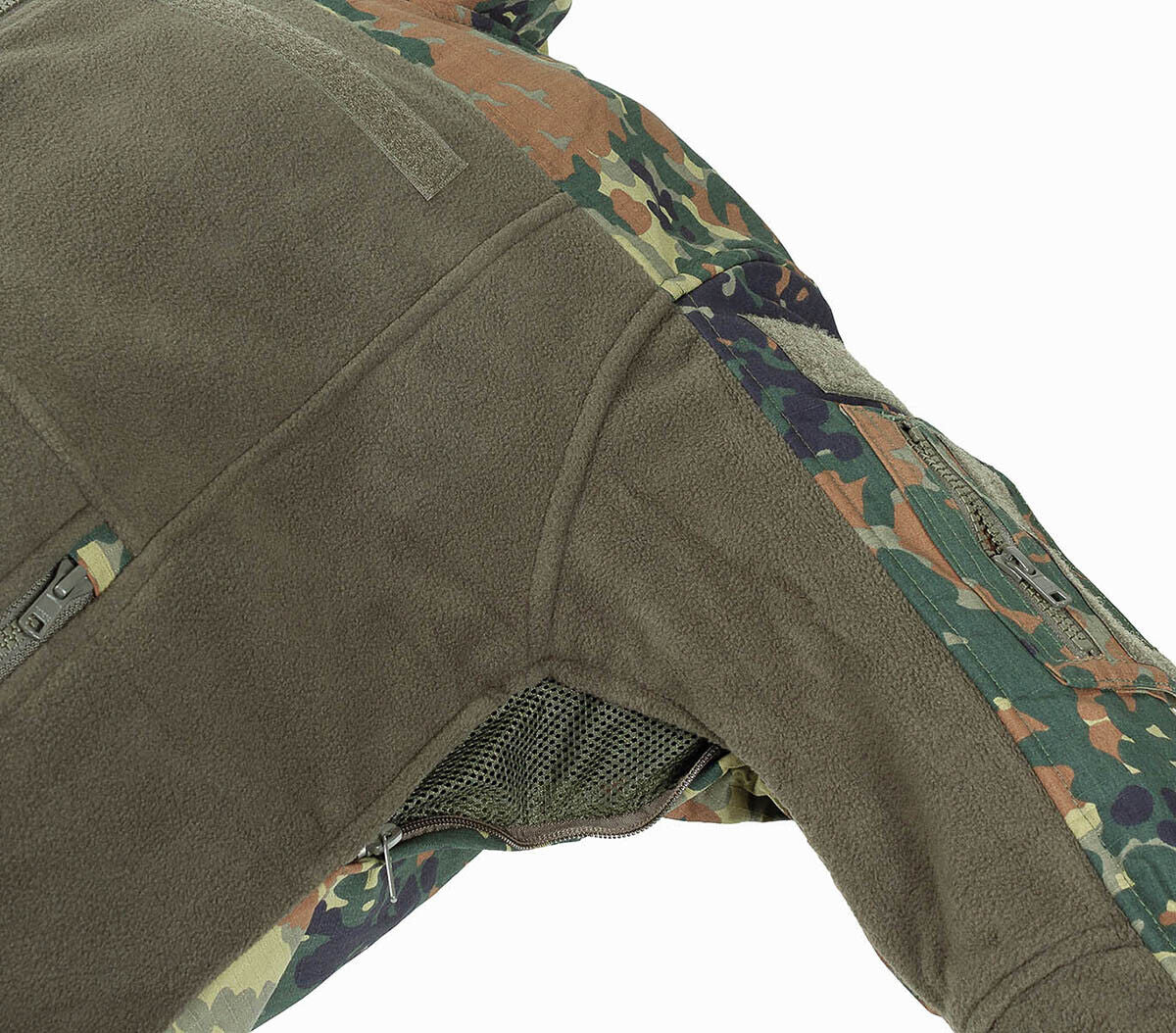Army Jacket Combat Lining Tactical Military Fleece SoftShell Breathable BW Camo