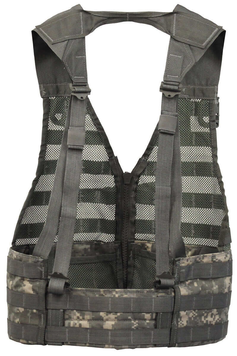 Original US Army Military Combat Vest MOLLE II Modular FLC AT-digital Used