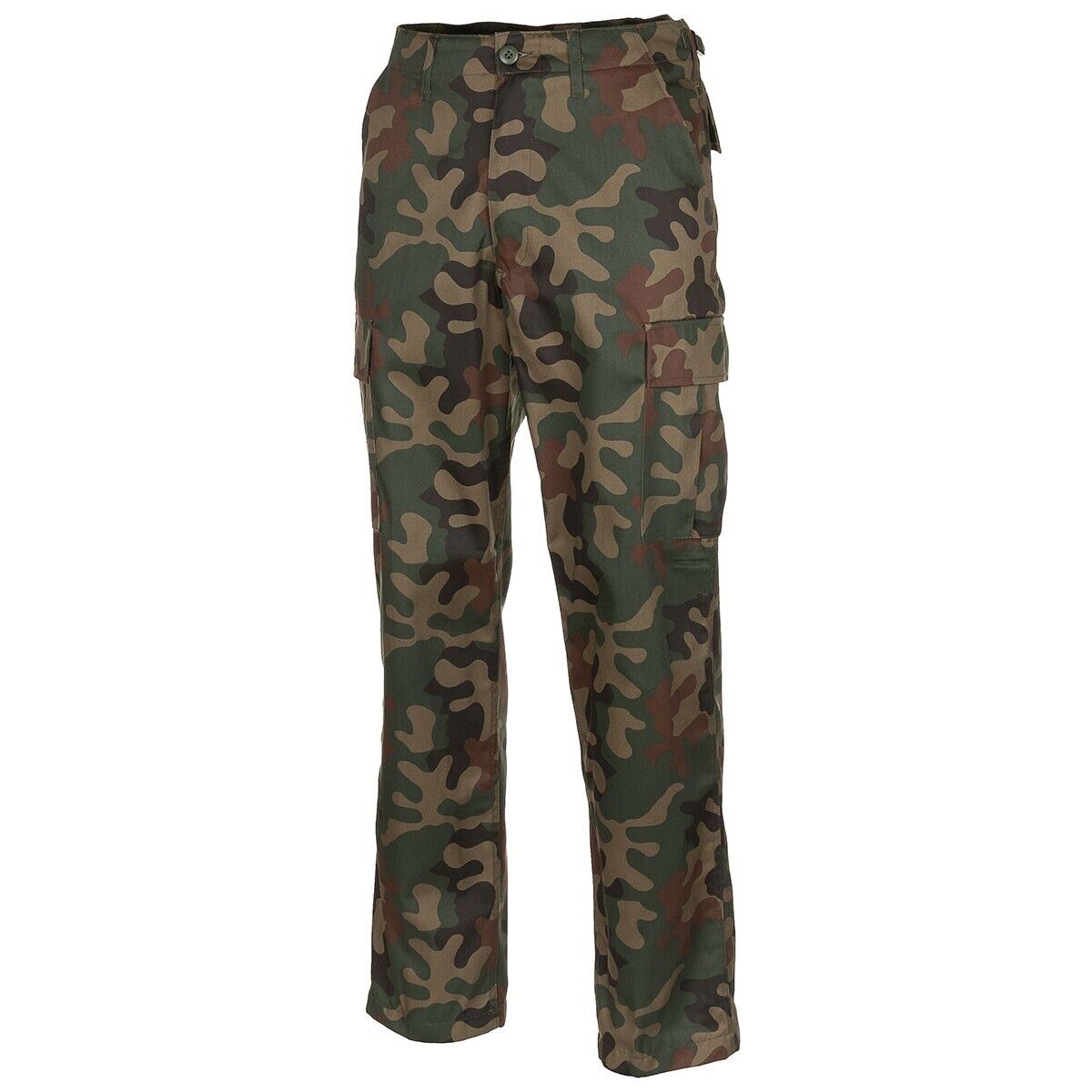 US Army Mens Tactical BDU Pants Combat Cargo Military Trousers Polish Camo MFH