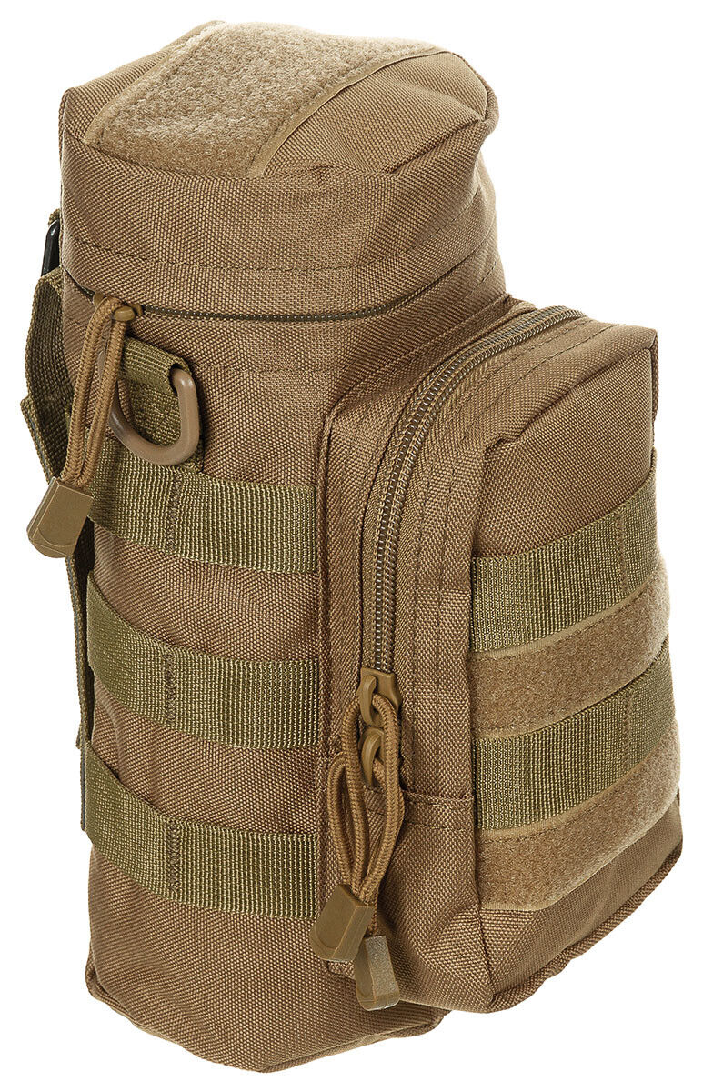 Pouch Military Army Camping Hunting Round MOLLE Coyote Tan