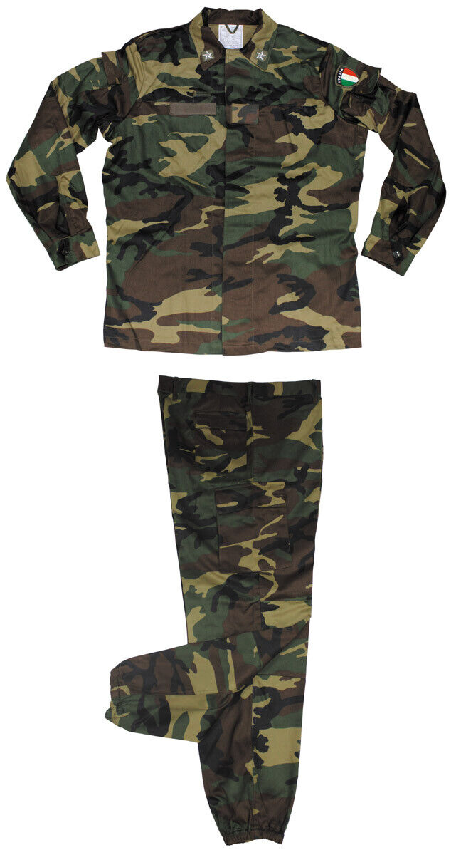 Original Italian Army Military Field Suit Camo Jacket and Pants