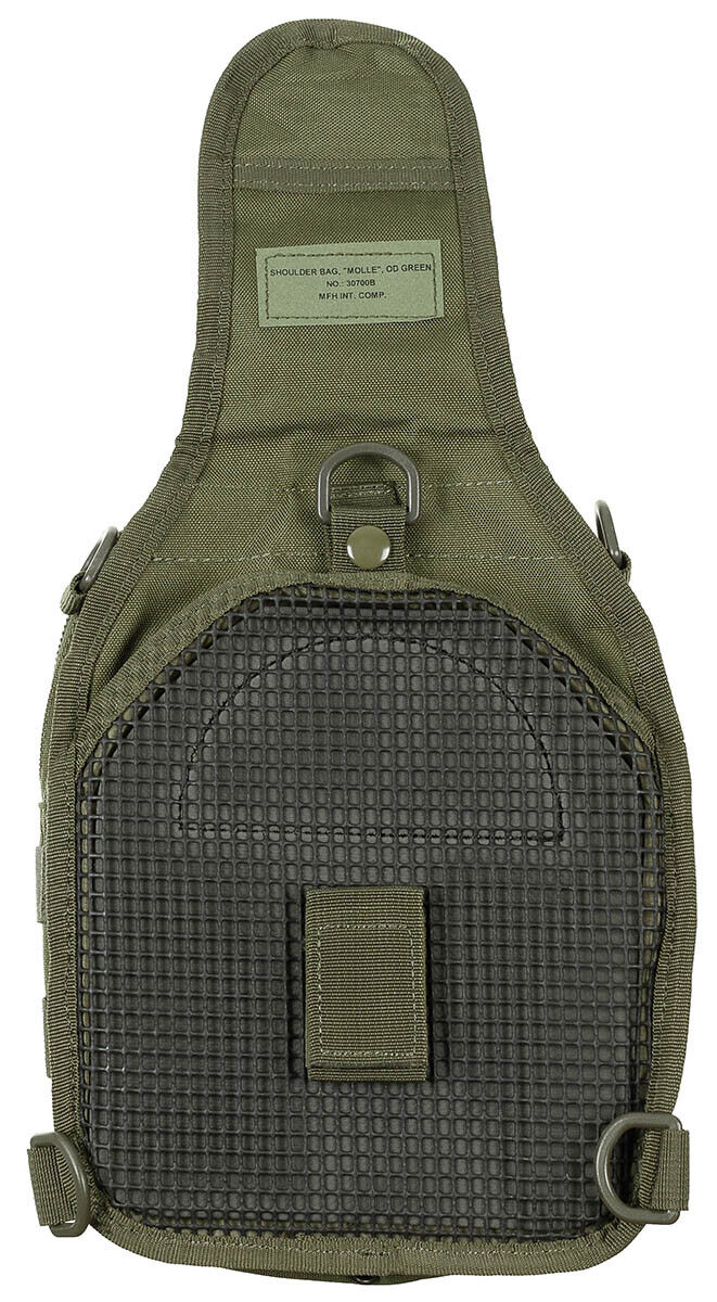 Shoulder Bag Military Army Combat Style Deluxe Adjustable MOLLE OD Green
