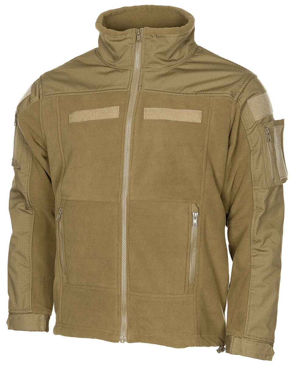 Army Jacket Combat Lining Tactical Military Fleece SoftShell Breathable Coyote