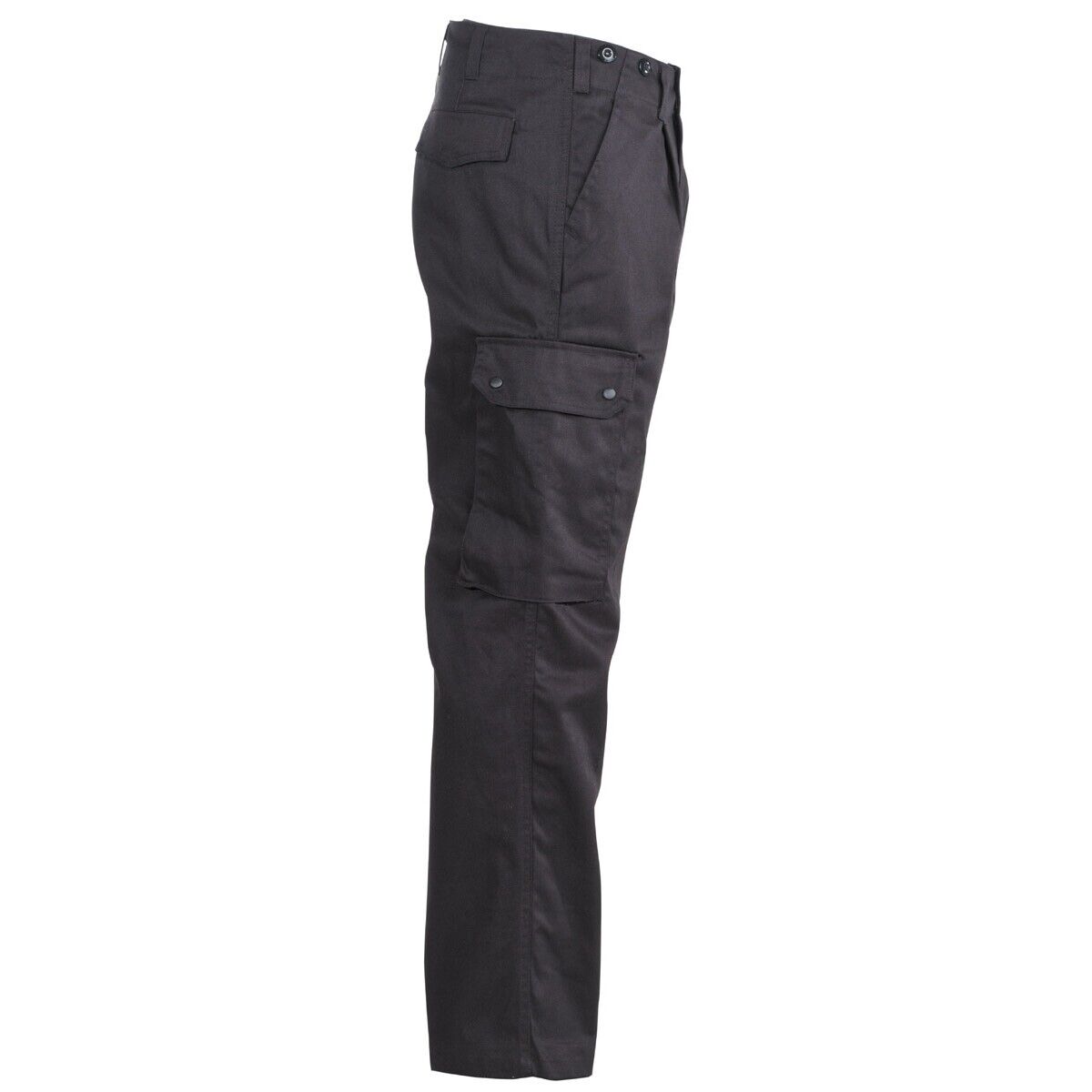Genuine German Army Moleskin Pants Field Combat BW Black Trousers Pockets NEW