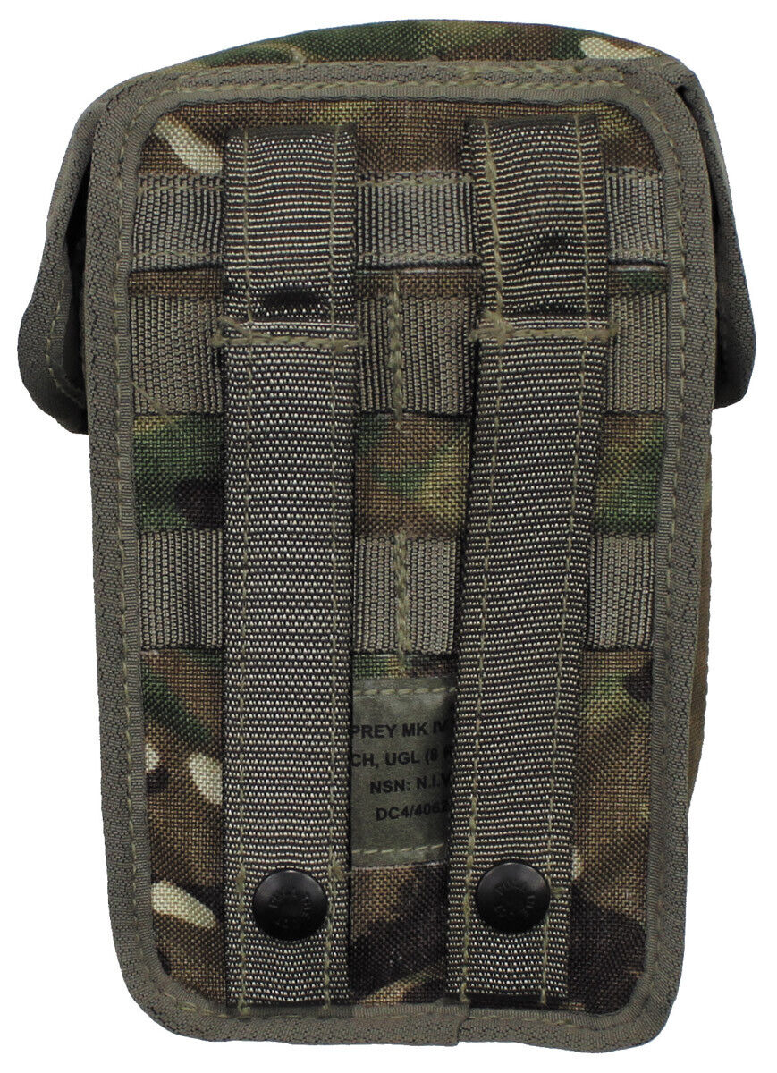GB Original Military Army Round Pouch UGL 8 Osprey MK IV MTP Camo Used
