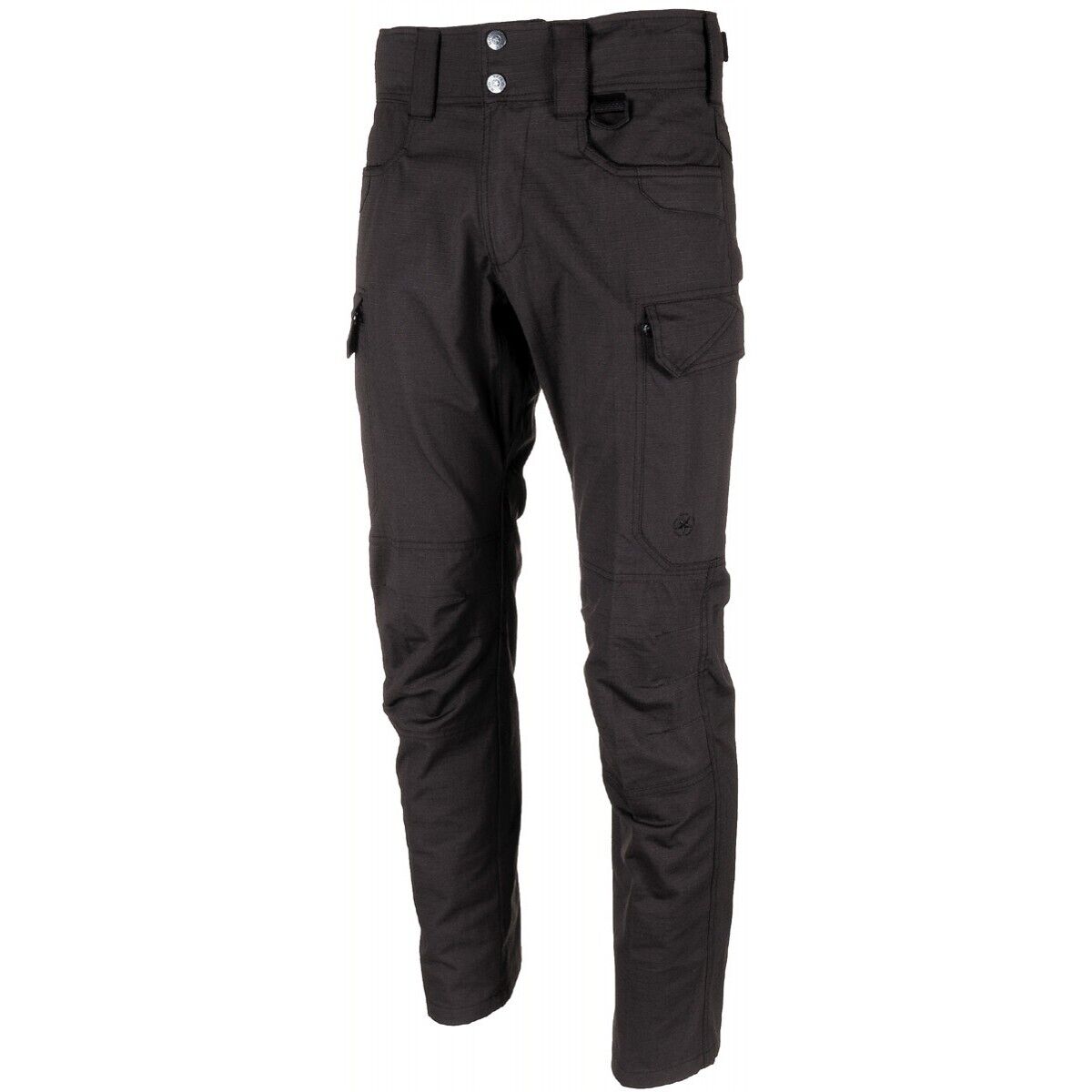 Trousers Military Tactical Hunting Fishing Storm Rip Stop Black MFH Men's