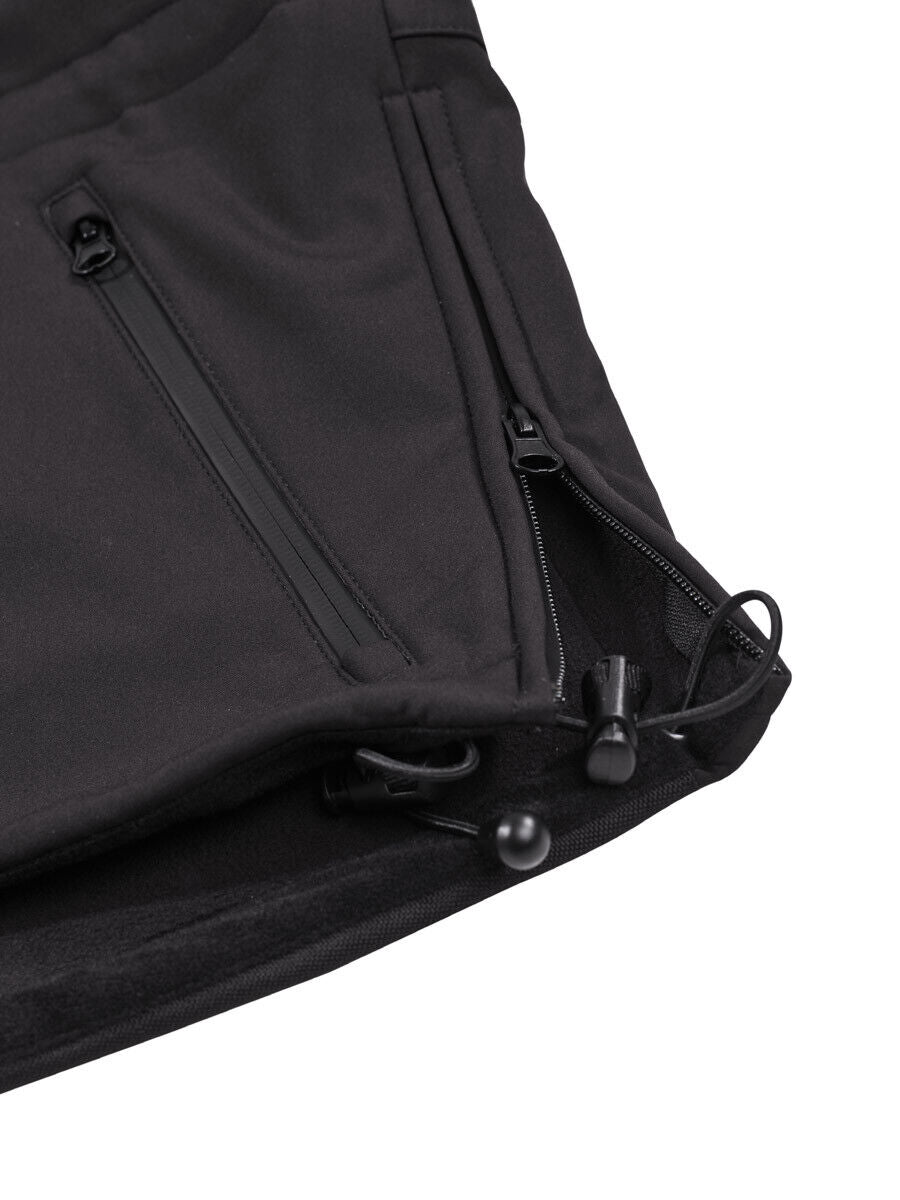 Protect Windproof Waterproof Soft Shell Jacket Men's Army Military Combat Black