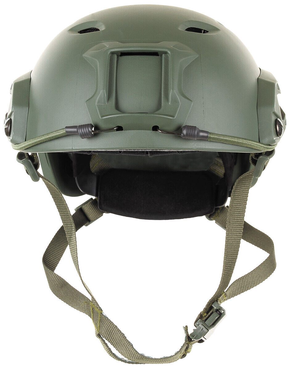 US FAST Paratrooper Combat Helmet OD Green Adjustable Ventilated ABS Plastic