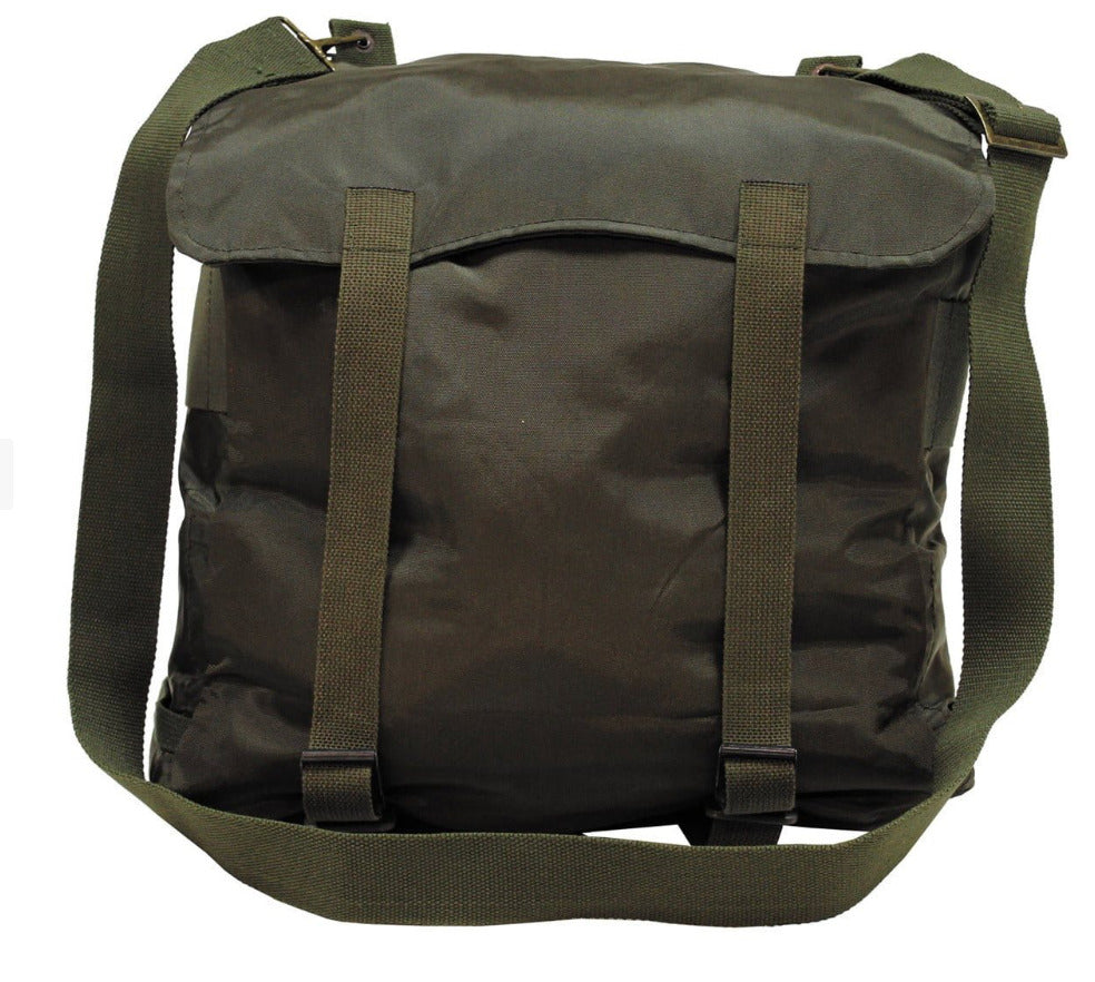 Austrian Army OD Pilot Bag with Strap Vintage Military Surplus Used