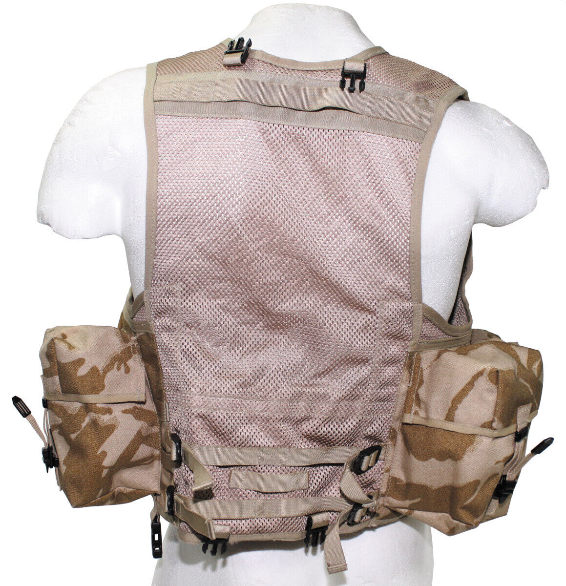 Original British Army Vest Tactical Desert Camo DPM – Used