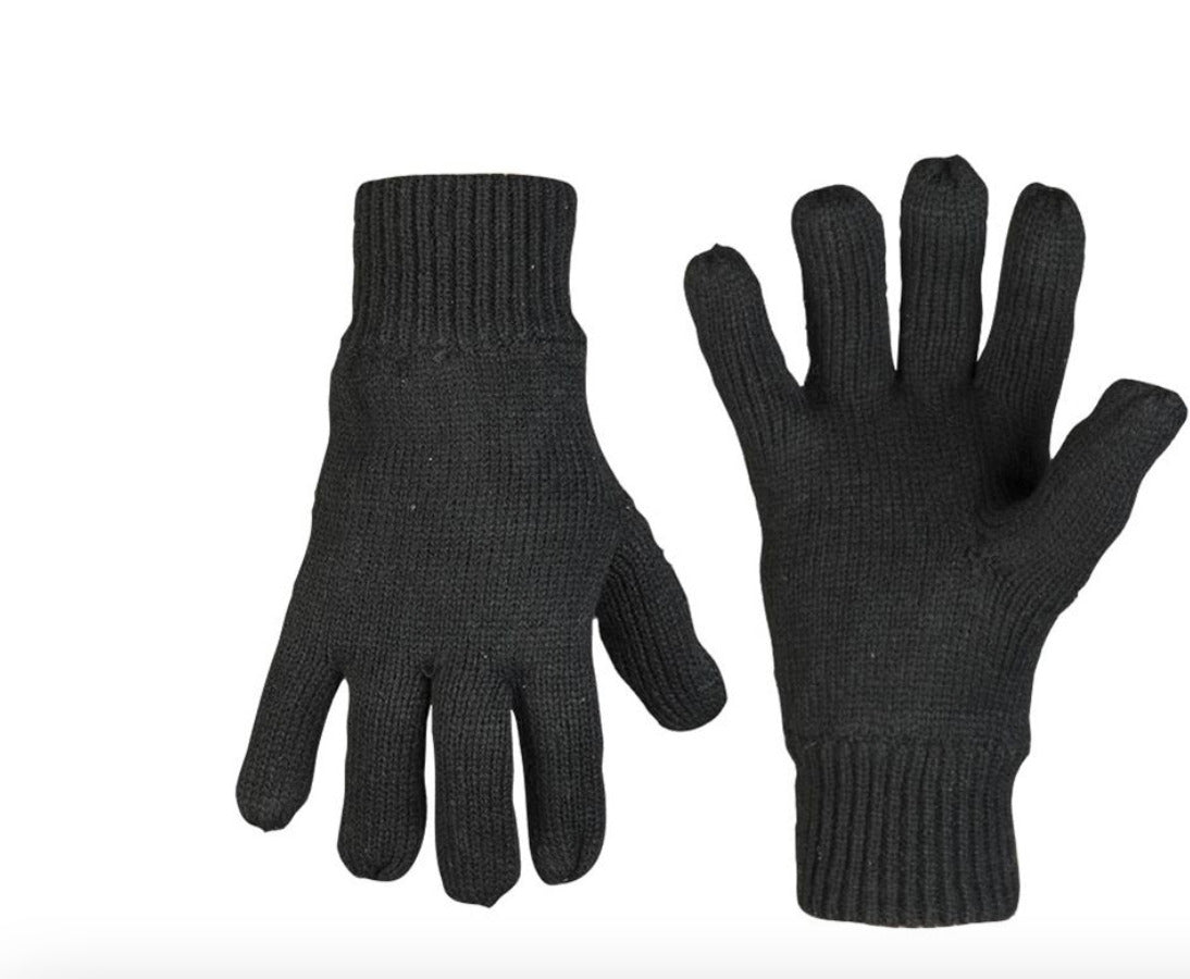 Acrylic Thinsulate Outdoor Tactical Gloves Black One Size