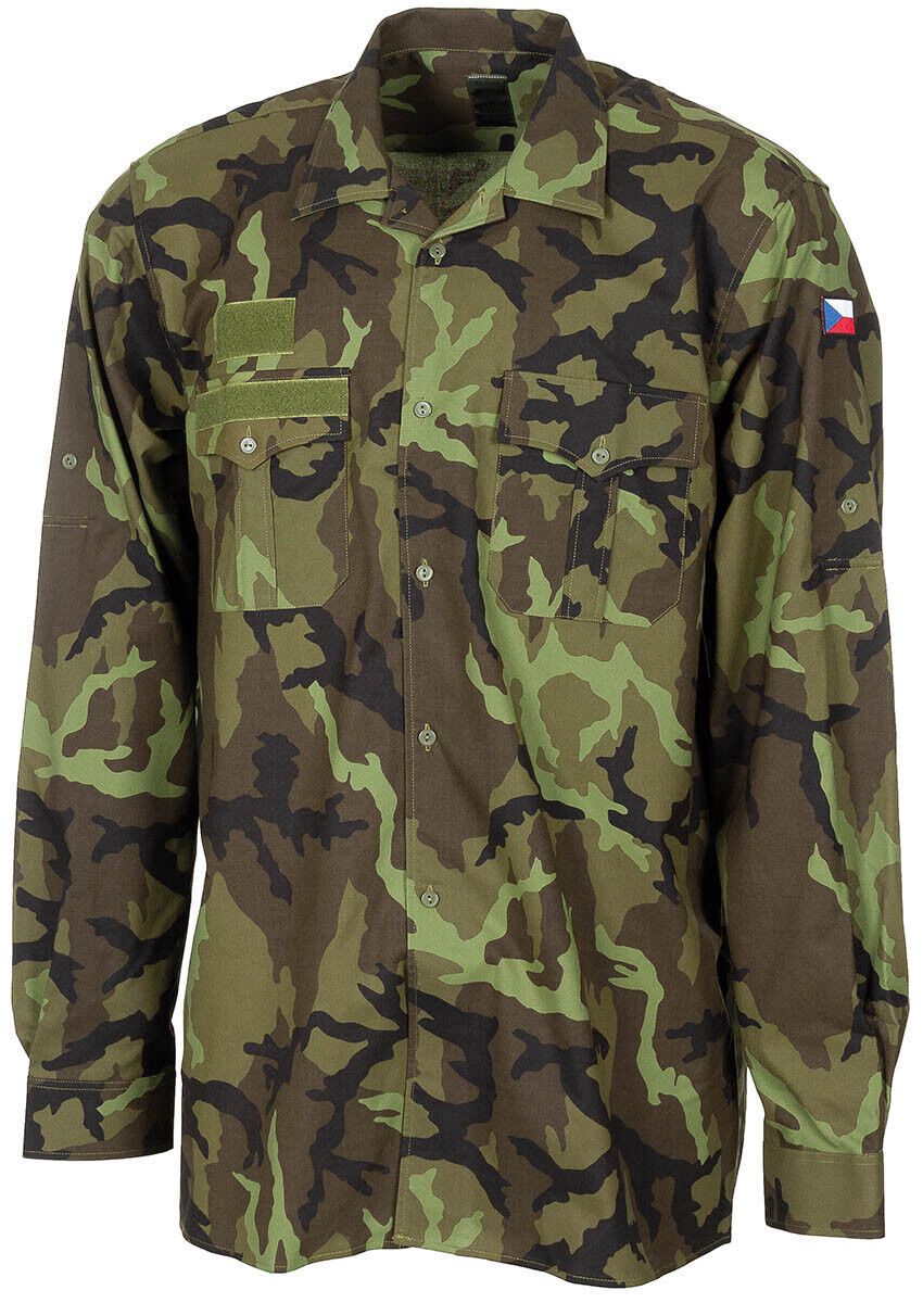 Original CZ Military Army Shirt Long Sleeves M 95 CZ Camo New