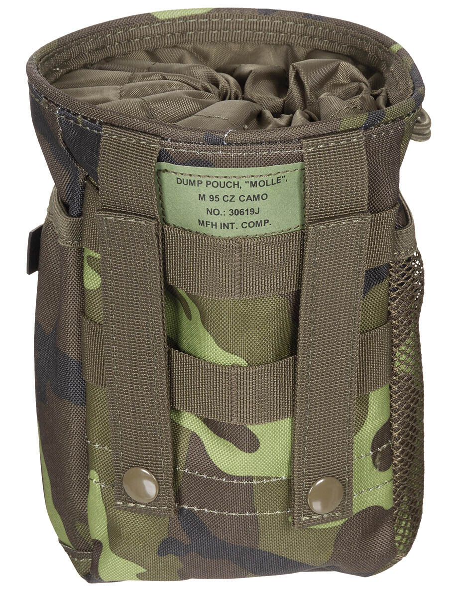 Military Army Gear Dump Pouch Outdoor Hunting Lightweight MOLLE M 95 CZ Camo
