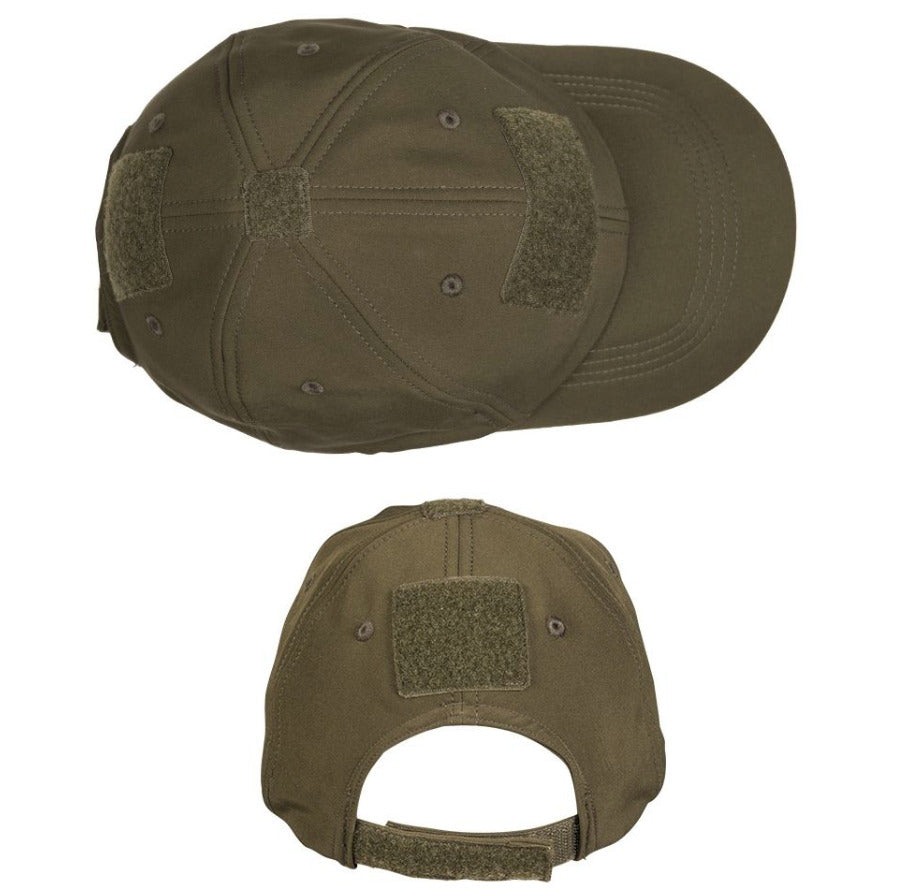 Softshell Baseball Cap Outdoor Summer Hat OD Green One Size