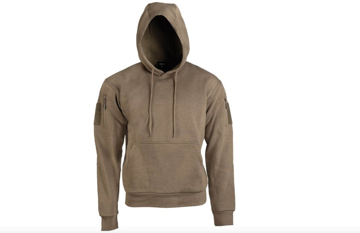 MIL-TEC Ranger Gym Military Tactical Zipped Hoodie Sweater Mens Outdoor Brown