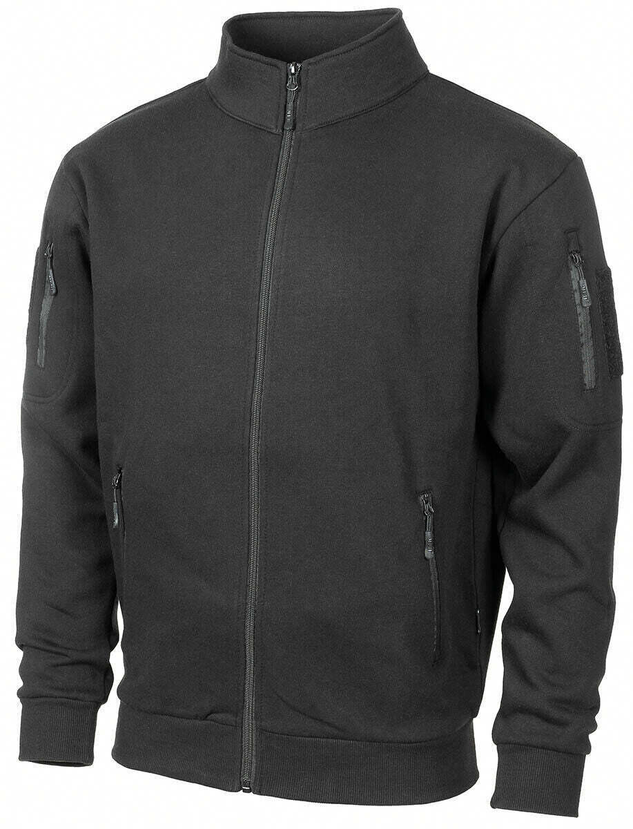 US Mens Tactical Combat Sweater Jacket Military Training Army Black