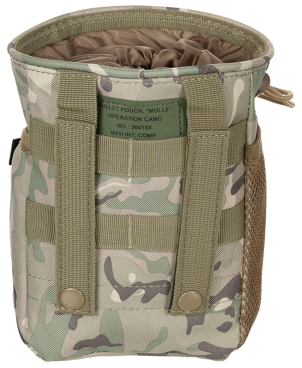 Military Army Gear Dump Pouch Outdoor Hunting Lightweight MOLLE Operation Camo